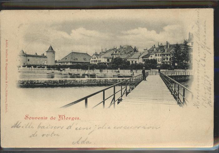 11116538 Morges Bruecke Morges