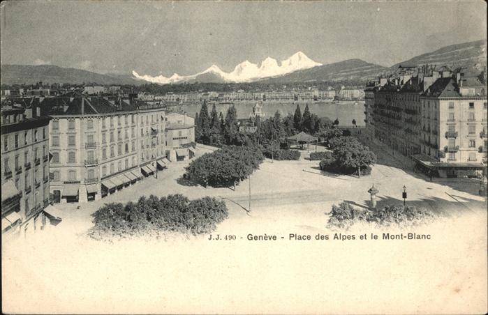 11114194 Geneve GE Place des Alpes Mont Blanc