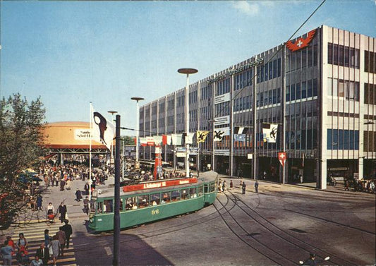 11114346 Basel BS Schweizer Mustermesse Strassenbahn