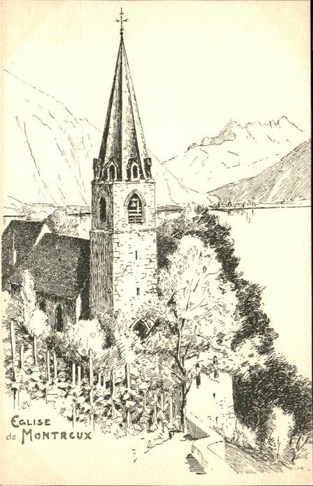 11181250 Montreux VD Eglise, Kirche Montreux