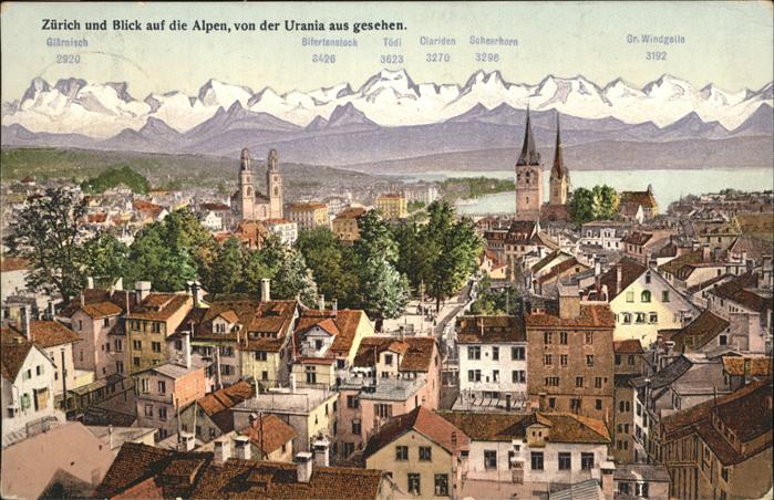 11181349 Zuerich Alpen, Urania, Bifertenstock, Toedi  Zuerich