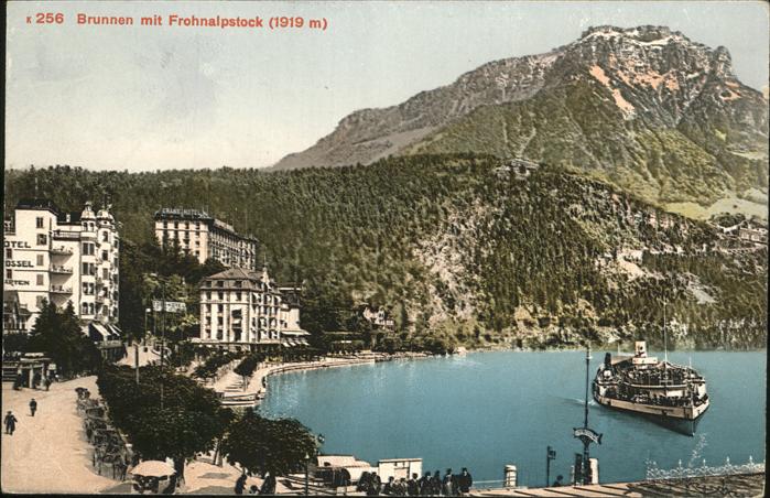 11181357 Zuerich Brunnen, Frohnalpstock, Dampfer, Schiff Zuerich