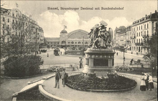 11181405 Basel BS Strassburger Denkmal Bundesbahnhof Basel BS