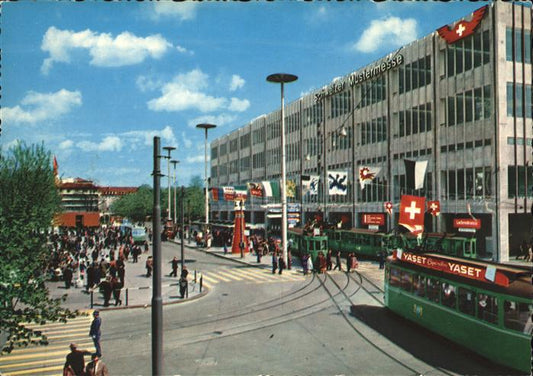 11181535 Basel BS Schweizer Mustermesse, Tram, Strassenbahn Basel BS