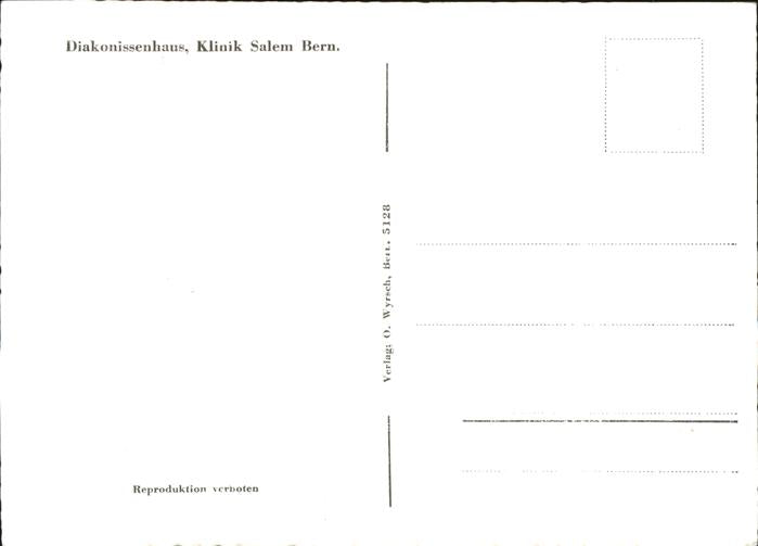 11181808 Bern BE Diakonissenhaus, Klinik Salem Bern Bern