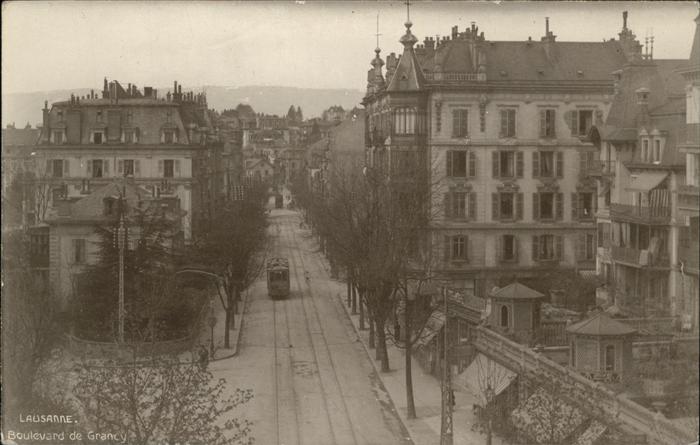 11181919 Lausanne VD Boulevard de Grancy, Strassenbahn Lausanne VD