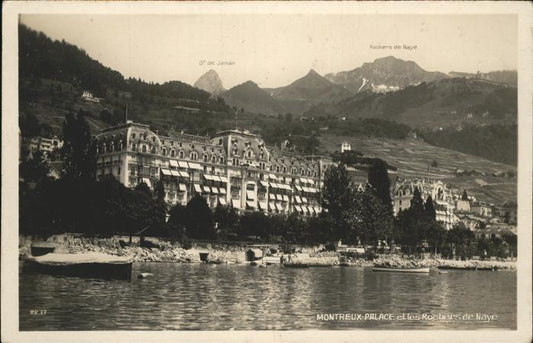 11192816 Montreux VD Palace et les Rochers de Naye