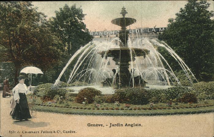 11194122 Geneve GE Jardin Anglais Brunnen