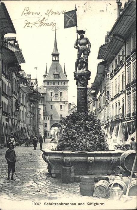 11194257 Bern BE Schuetzenbrunnen Kaefigturm