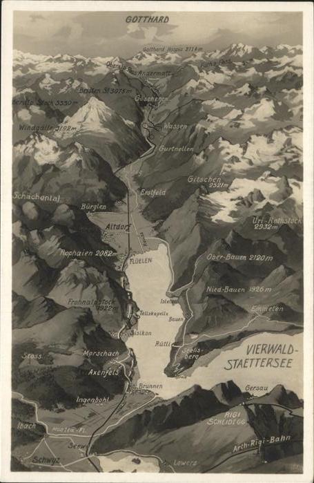 11194259 Vierwaldstaettersee Fliegeraufnahme