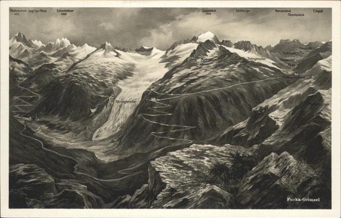 11194275 Furka Grimsel Fliegeraufnahme