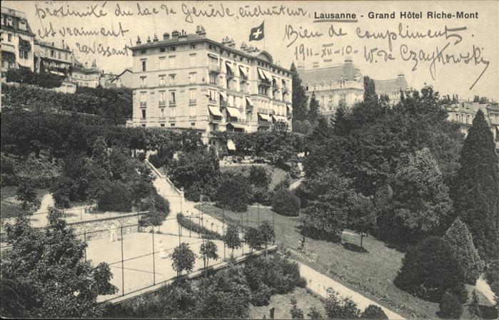 11194511 Lausanne VD Grand Hotel Riche Mont