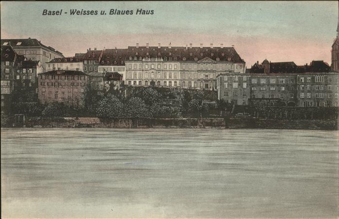 11194529 Basel BS Weisses Blaues Haus