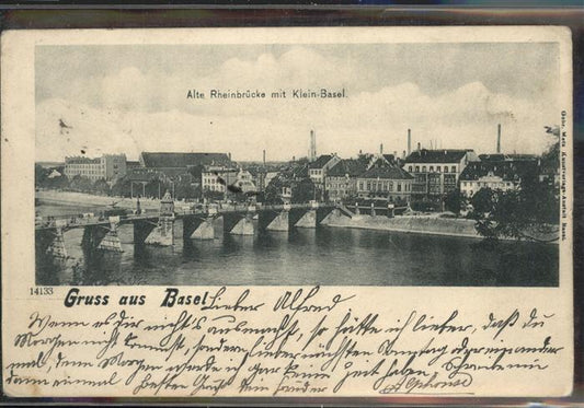 11194617 Basel BS Rheinbruecke Klein Basel