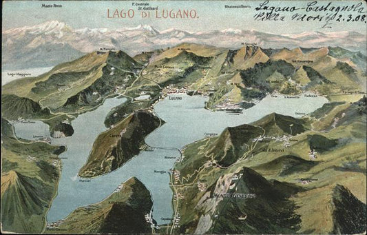 11195471 Monte Generoso Lago Lugano Fliegeraufnahme