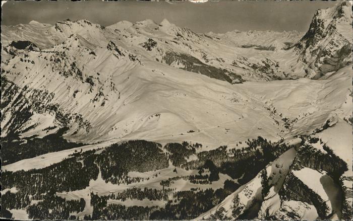 11195592 Kleine Scheidegg Interlaken Fliegeraufnahme