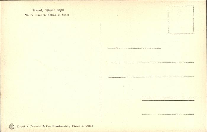 11195627 Basel BS Rhein Idyll