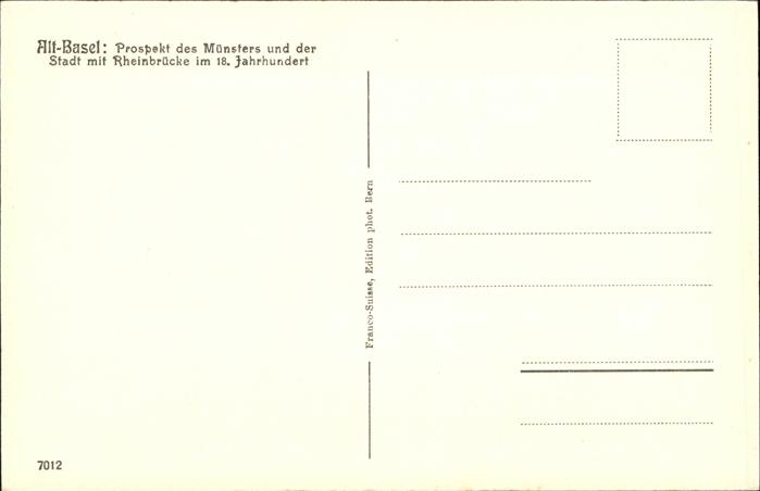 11195653 Basel BS Bruecke Schiff