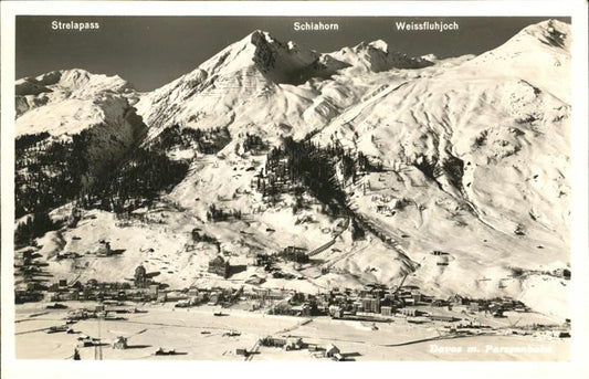 11195728 Davos GR ParsennenbahnStrelapass Schiahorn Weissfluhjoch