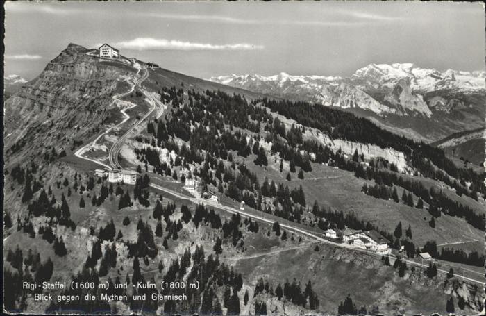 11195745 Rigi-Staffel Mythen Glaernisch Fliegeraufnahme