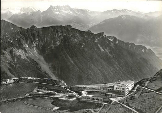 11195850 Rochers de Naye Fliegeraufnahme Grand Hotel