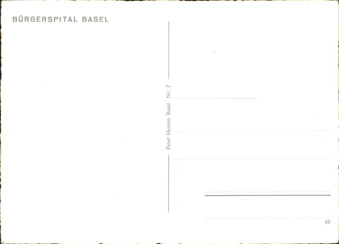 11195863 Basel BS Buergerspital