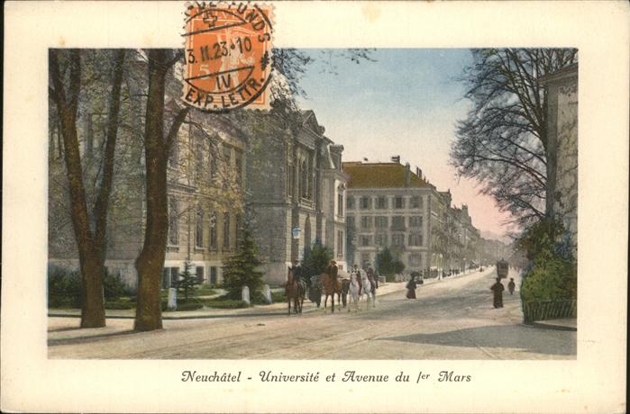 11191381 Neuchatel NE Universite Avenue Mars Pferd