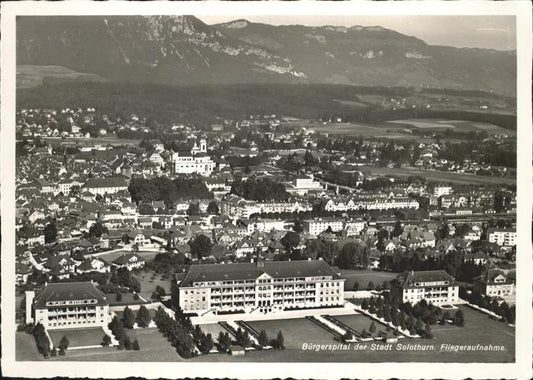 11191403 Solothurn Fliegeraufnahme Buergerspital