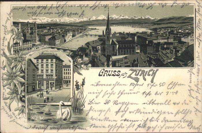 11191463 Zuerich Schwan Bruecke