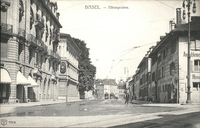 11191615 Basel BS Albangraben Strassenbahn