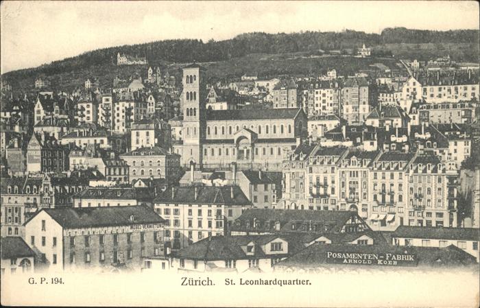 11199731 Zuerich St. Leonhardquartier