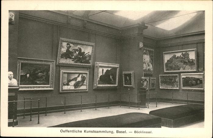 11198824 Basel BS oeffentliche Kunstsammlung Boecklinsaal