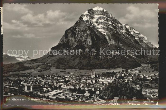 11664209 Glarus GL Gesamtansicht mit Glaernisch Glarner Alpen