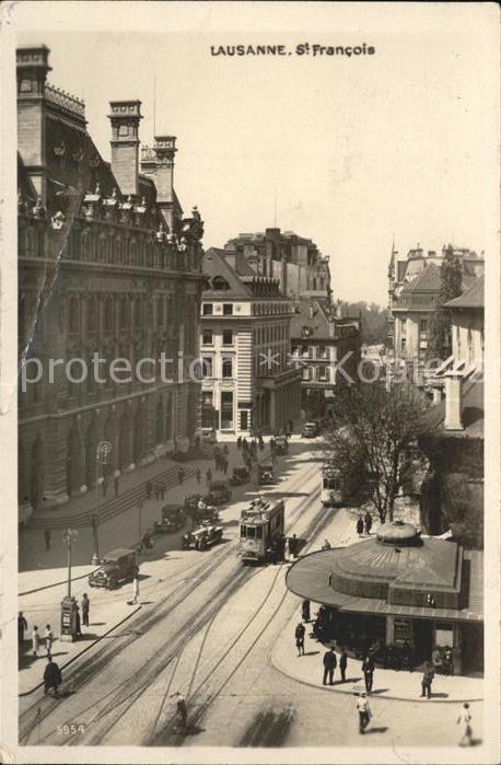 11676579 Lausanne VD Tramway Saint-François Lausanne