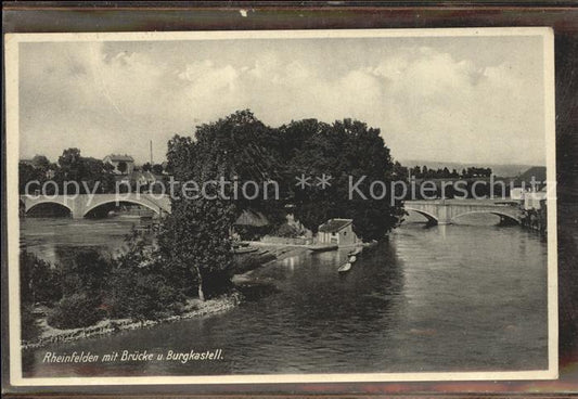 11681596 Rheinfelden AG Bruecke Burgkastell