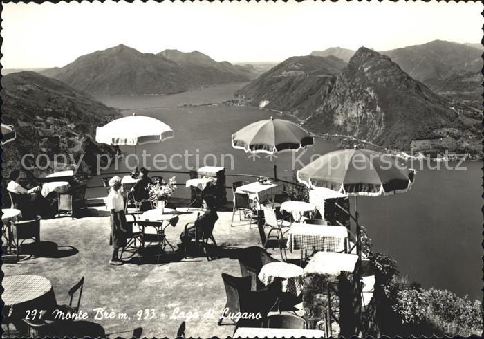 71822522 Lago di Lugano TI mit Monte Bre Kulm Terrasse