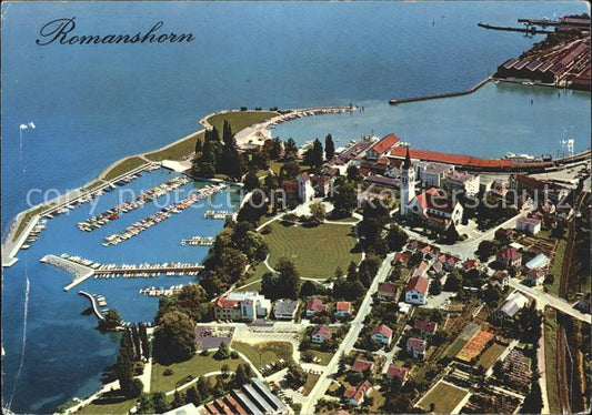 11863714 Romanshorn TG Fliegeraufnahme Bootshafen Bodensee