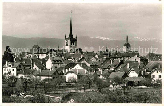 12757226 Payerne Ortsansicht mit Kirche