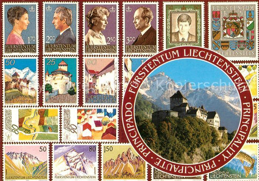 72986608 Liechtenstein  Fuerstentum Briefmarken Schloss Vaduz