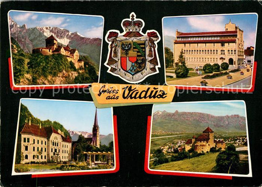 73030310 Vaduz Schloss Parlament Kirche Burg