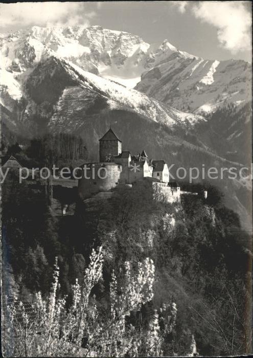 71940571 Vaduz Schloss Fuerstentum Lichtenstein