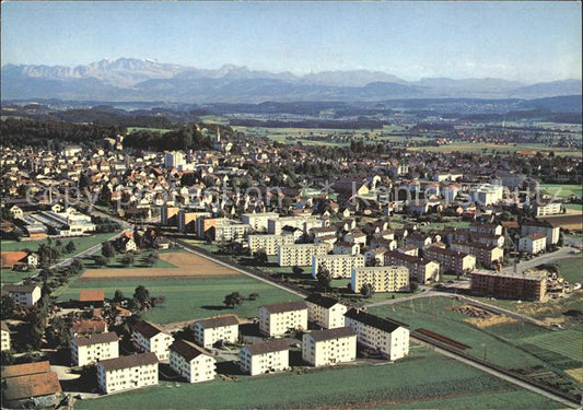 11981198 Uster ZH Alpenpanorama Fliegeraufnahme