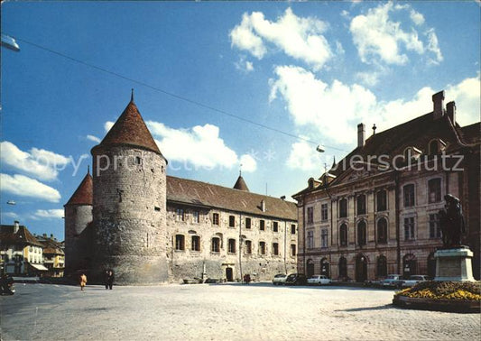 12006378 Yverdon VD Chateau Hotel Ville Monument Pestalozzi