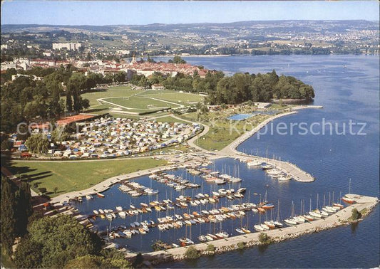 12002999 Morges Camping TCS de Morges bord Lac de Geneve