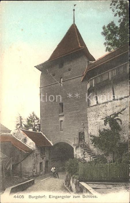 12018077 Burgdorf Bern Einganstor zum Schloss