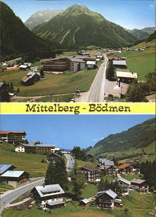 72050256 Boedmen Ortsansicht Alpenpanorama