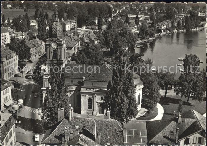 12078153 Morges Fliegeraufnahme San Eglise Baie