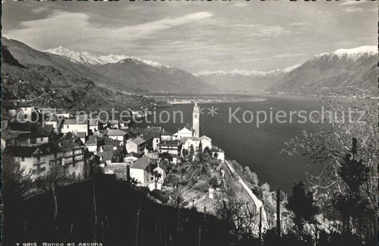 12232567 Ascona TI Panorama Lago Maggiore Alpen