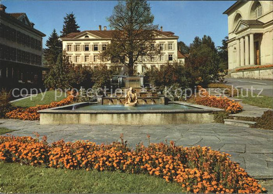 12235315 Heiden AR Kirchplatz Dorfbrunnen