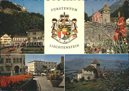 72238262 Vaduz Lnadesfuerstliche Residenz Postplatz Schloss Rotes Haus